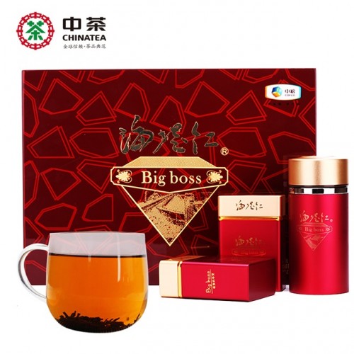 中粮中茶bigboss海堤红礼盒96g